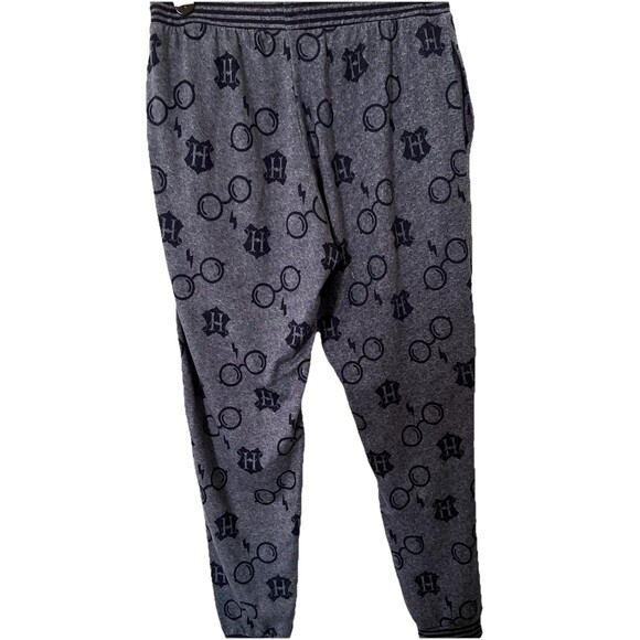 Wizarding World Harry Potter Blue Jogger/Lounge/Pajama Pants Size Medium - Picture 4 of 6